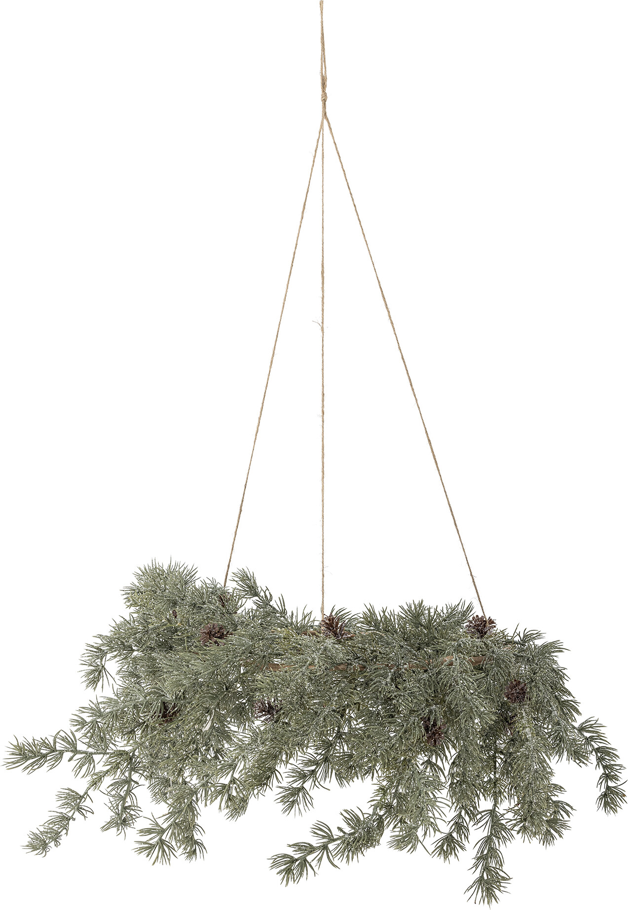 Bloomingville Cedar Kunstig Julekrans Til Ophæng Grøn