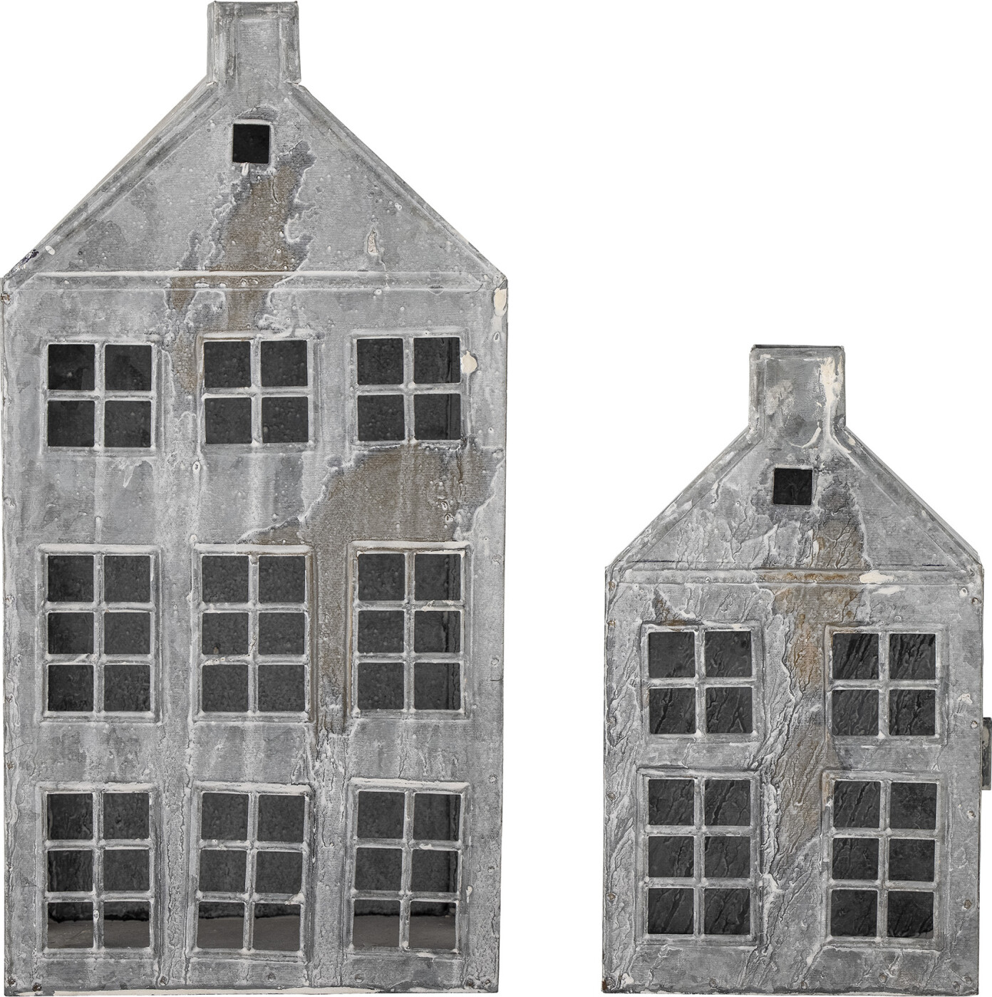 Bloomingville Heidrun Lanterne Hus Grå Metal Stk