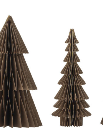 Bloomingville Milan Papir Juletræer Brun Fscmix Stk