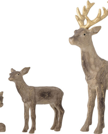 Bloomingville Tuan Deko Rensdyr Figurer Brun Polyresin