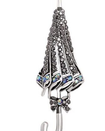 Broche Paraply Sølv
