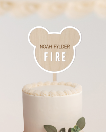 Caketopper Til Børn Bamsefigur