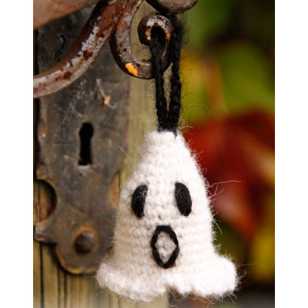 Casper Drops Design Halloween Pynt Hækleopskrift
