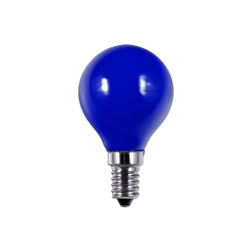 E14 Led Kronepære G45 Blå Party Colour Premium