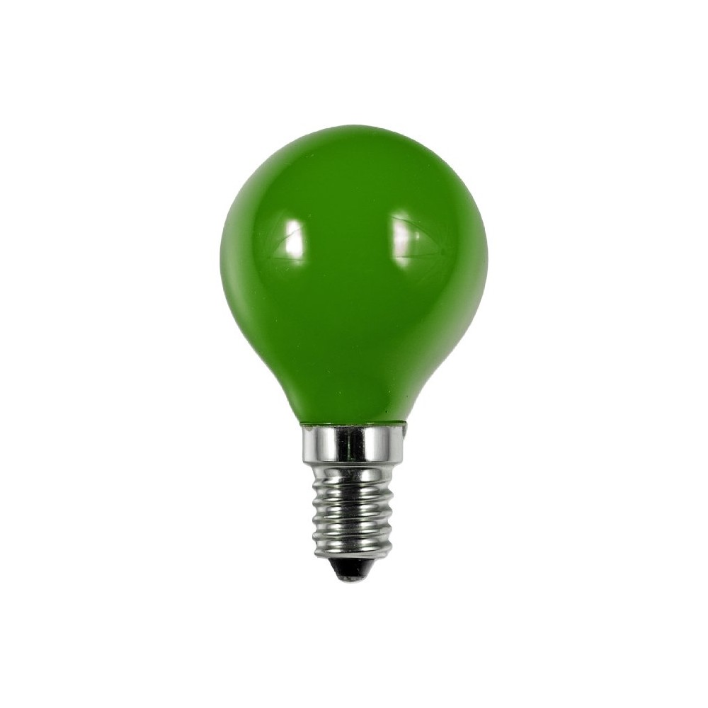 E14 Led Kronepære G45 Grøn Party Colour Premium