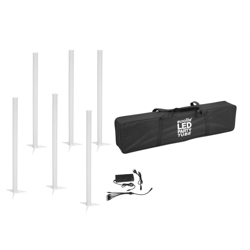 Eurolite Sæt: Akku Led Party Tube  Charger  Soft Bag