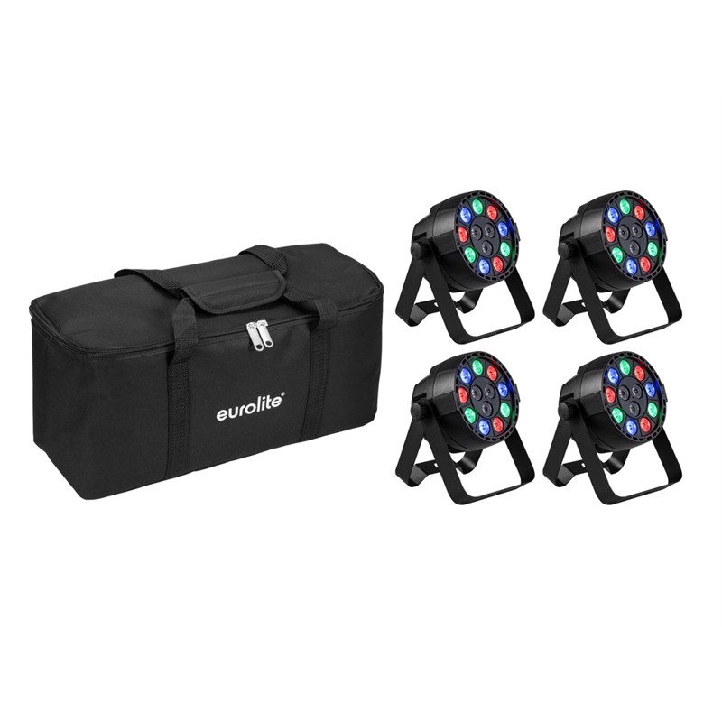 Eurolite Sæt: Akku Mini Party Rgbw Spot Mk2  Soft Bag