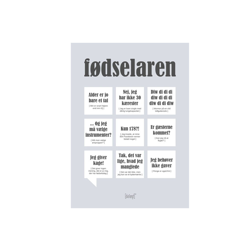 Fødselaren Citatplakat Kort