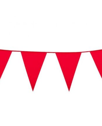 Flagguirlande Rød 30x20