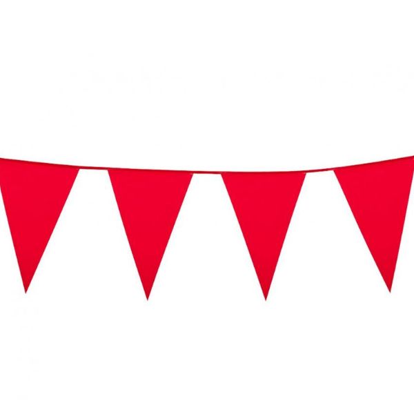 Flagguirlande Rød 30x20