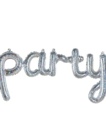 Folieballon Ampquotpartyampquot Holografisk Ampquot