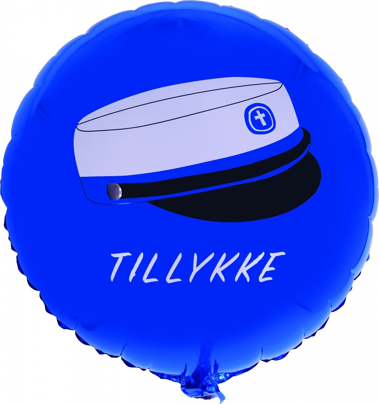 Folieballon Studenterhue Blå Scanseason