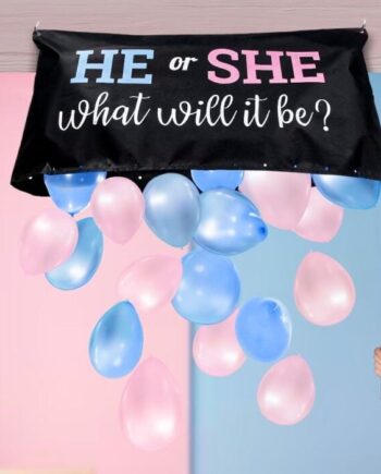 Gender Reveal Ballon Sæt Mikamax