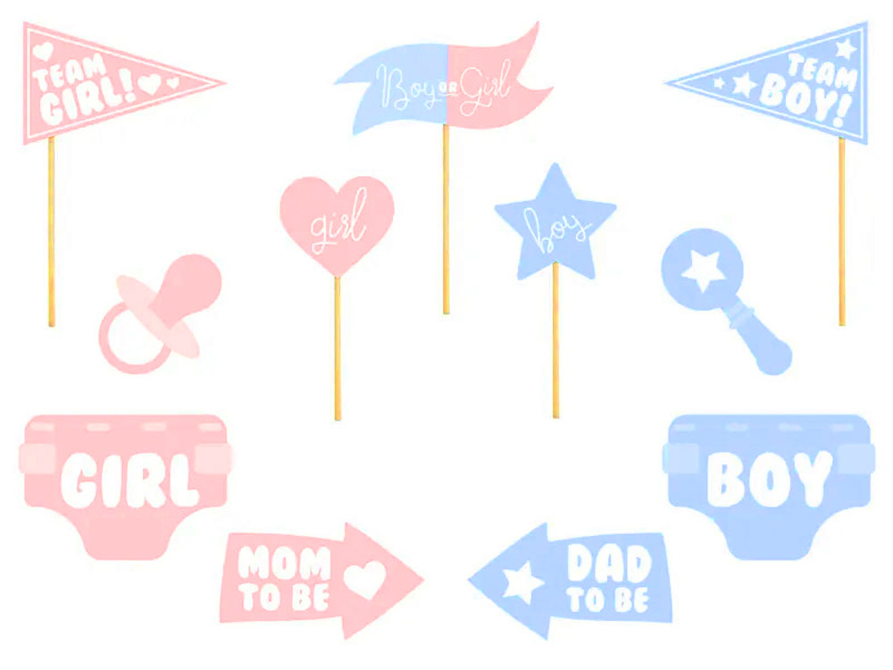 Gender Reveal Party Props Dele