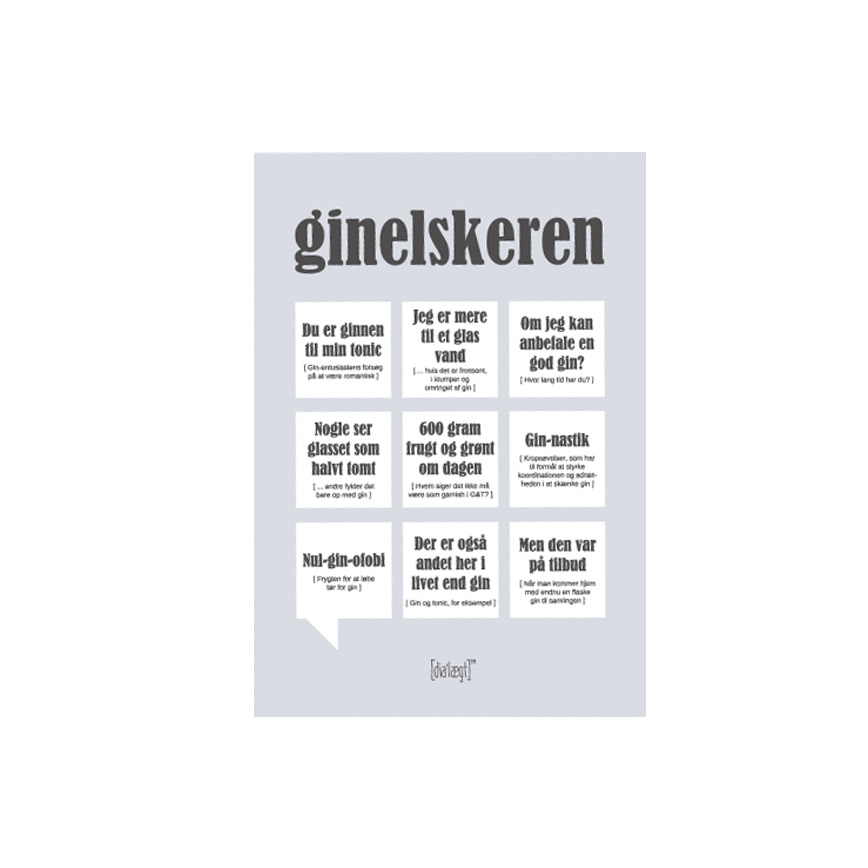 Gin Elskeren Citatplakat Kort