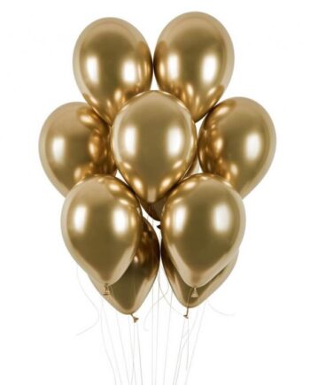 Glinsende Balloner Gb120 33cm Guld Stk