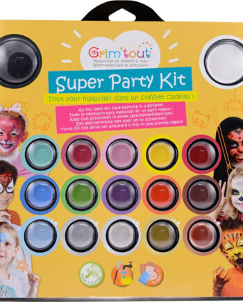 Grim Tout Super Party Kit Ansigtsmaling Til Børn Farver