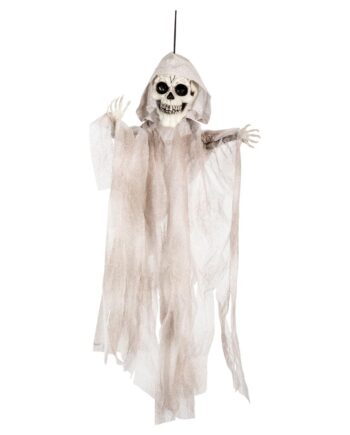 Hængende Halloween Skelet Hvid