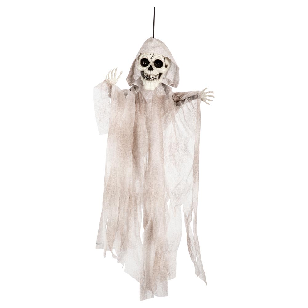 Hængende Halloween Skelet Hvid