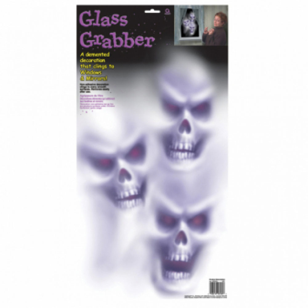 Halloween Vinduesdekoration Kranie Genfærd