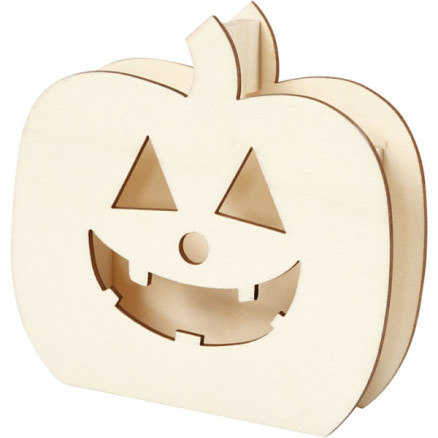 Halloweenfigur Græskarhoved Stk