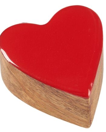 Hjerte Træ Rødt Laursen 5x5