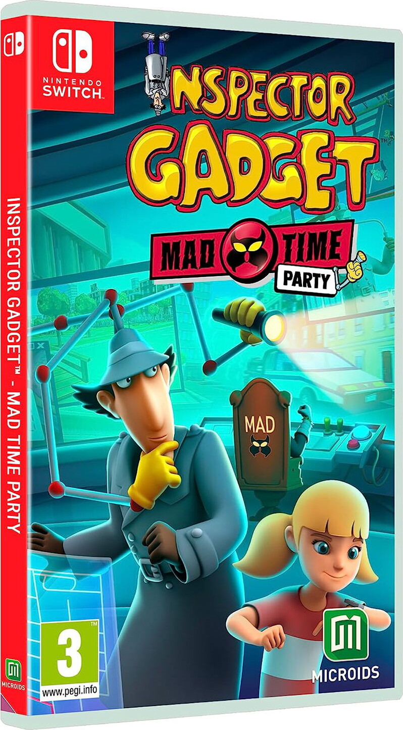 Inspector Gadget: Mad Time Party Kode Boks Nintendo Switch