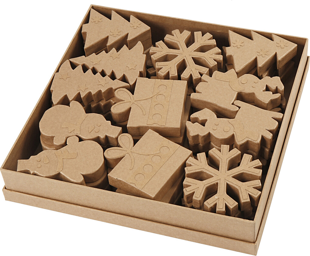 Julefigurer 6x6 Stk