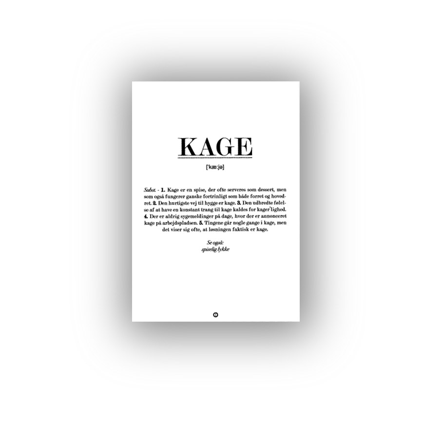Kage Citatplakat Kort