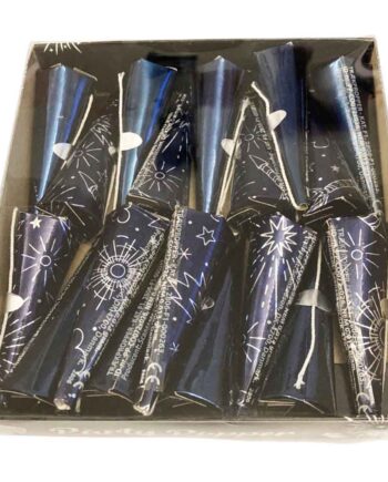 Kegle Party Poppers Stk Blå