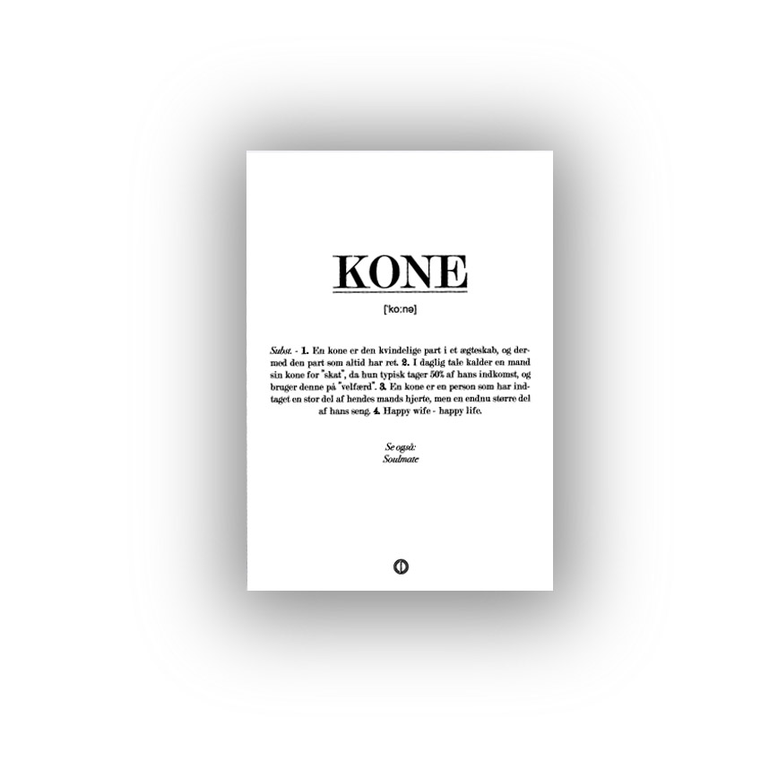 Kone Citatplakat Kort
