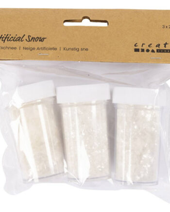 Kunstig Sne Hvid Glitter 3x27ml