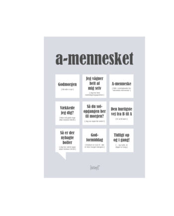 Mennesket Citatplakat Kort