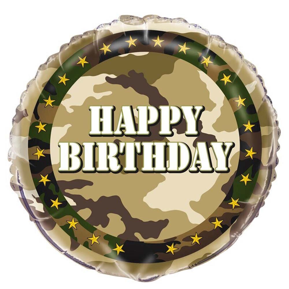 Militær Camo Folieballon