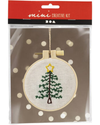 Mini Diy Kit Broderi Juletræ