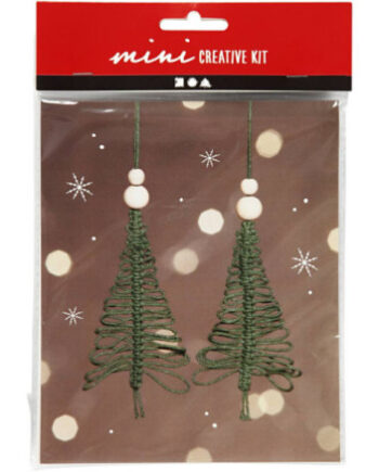 Mini Diy Kit Macram Juletræ