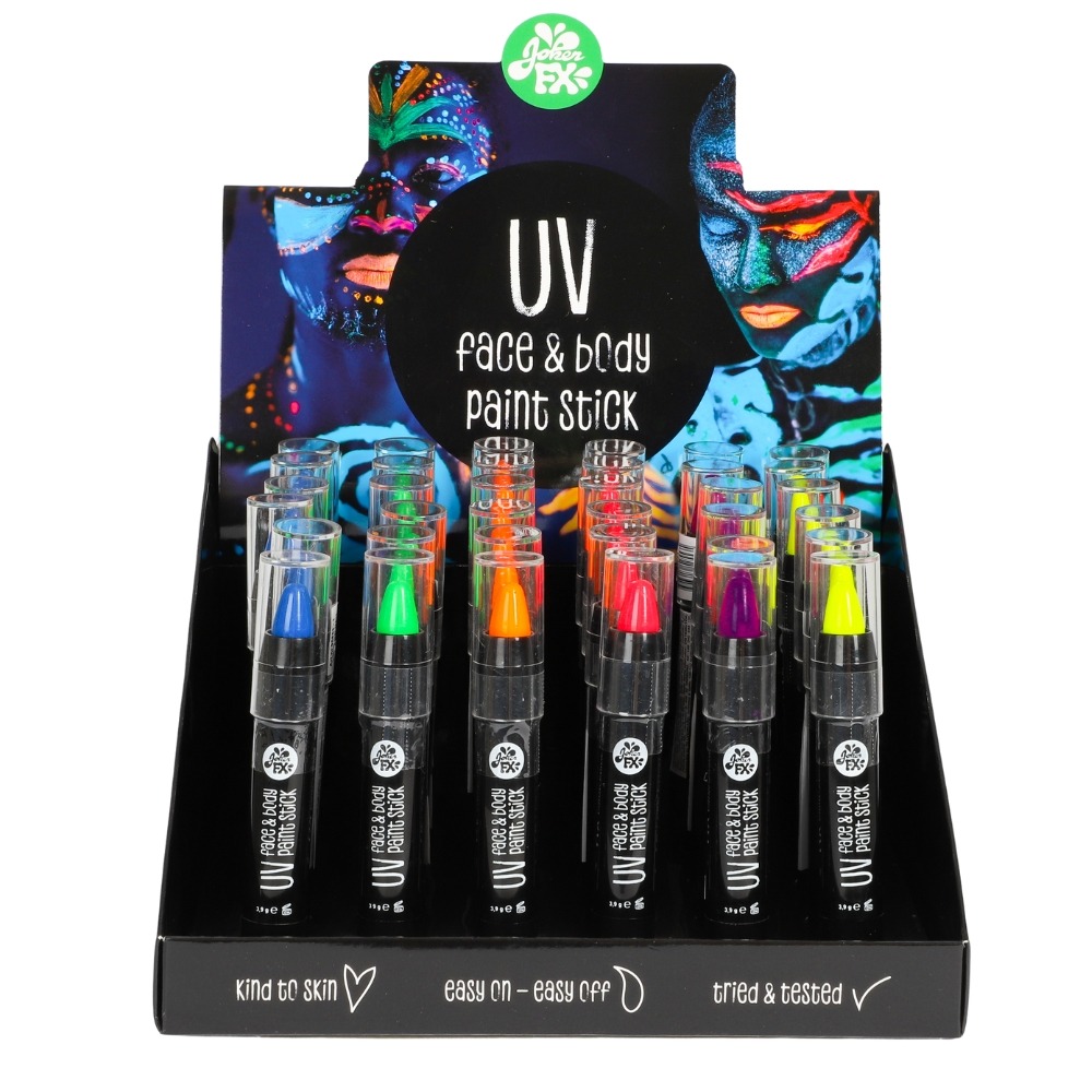 Neon Krop Ansigts Farve Stift Blå