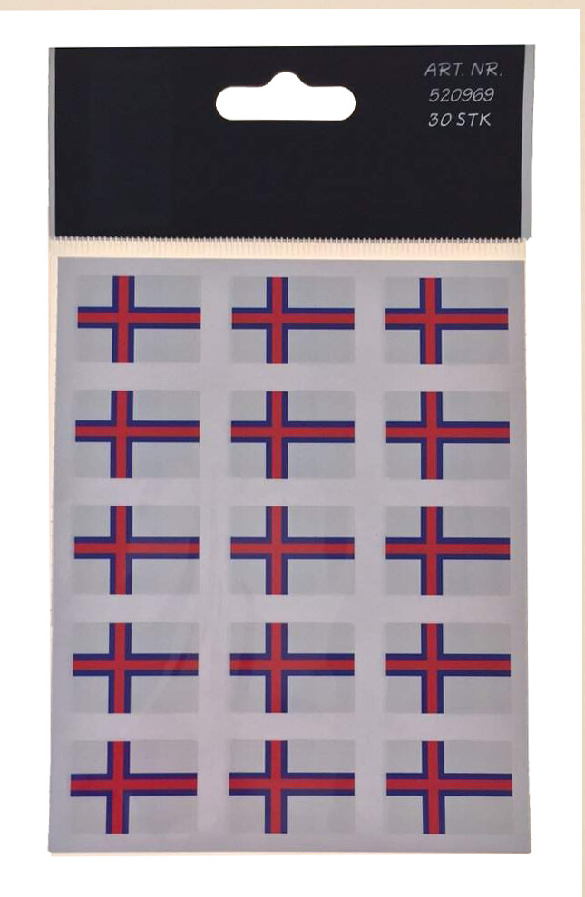 Oblater Færøske Flag Store