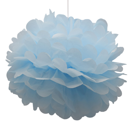 Pom Pom Lyse Blå Stk 79630