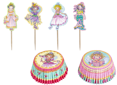 Prinsesse Lillefe Cupcakes Kit Med Forme Pynt Stk
