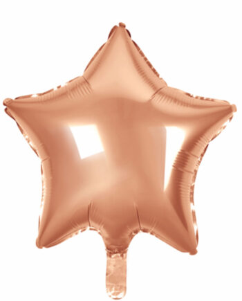 Rose Gold Folieballon Stjerne