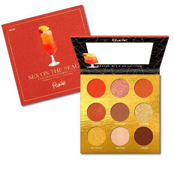 Rude Cosmetics Cocktail Party Eyeshadow Palette Sex The Beach
