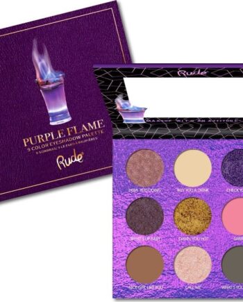 Rude Cosmetics Cocktail Party Palette Purple Flame Farver