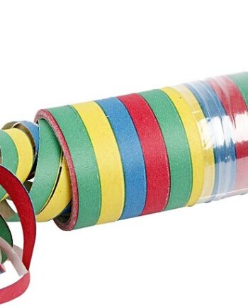 Serpentiner Assorterede Farver Ruller