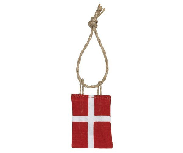 Små Dannebrogsflag Stof