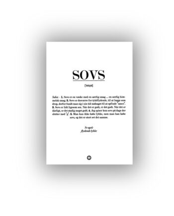 Sovs Citatplakat Kort