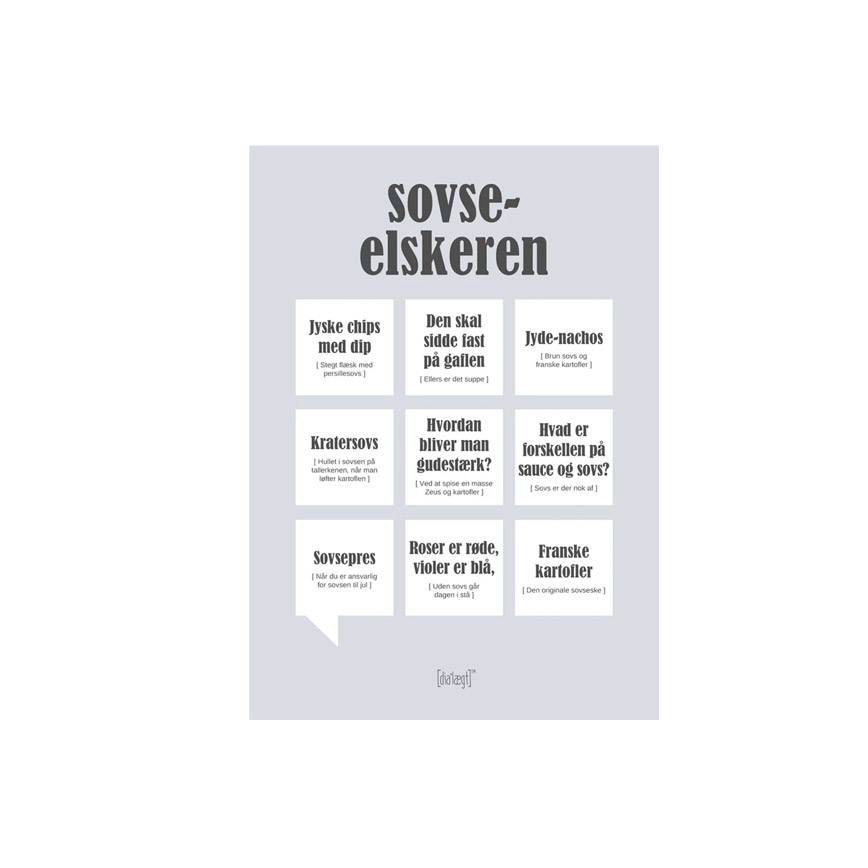 Sovse Elskeren Citatplakat Kort