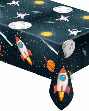 Space Party Plastikdug Stk