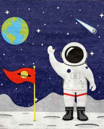 Space Party Servietter Stk
