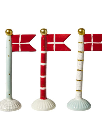 Speedtsberg Keramik Flag H19cm Hvid Raku